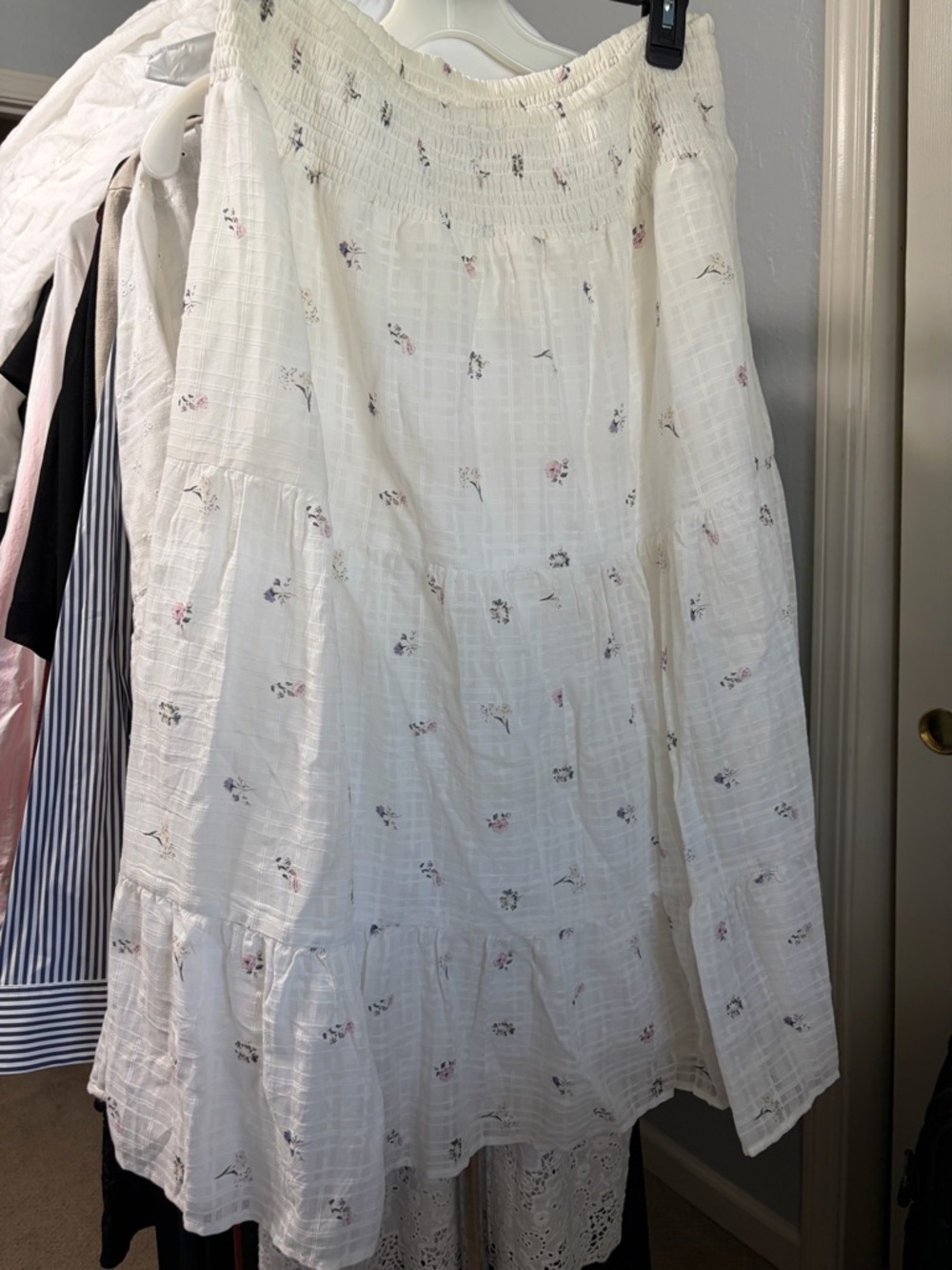 Rails Edina Midi Skirt with Small Floral Print